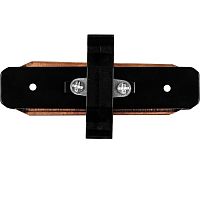 Коннектор для шинопровода прямой Feron LD1003 Однофазный Черный IP20 картинка 